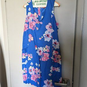 Joules Floral Shift Dress, sz 10 (US)